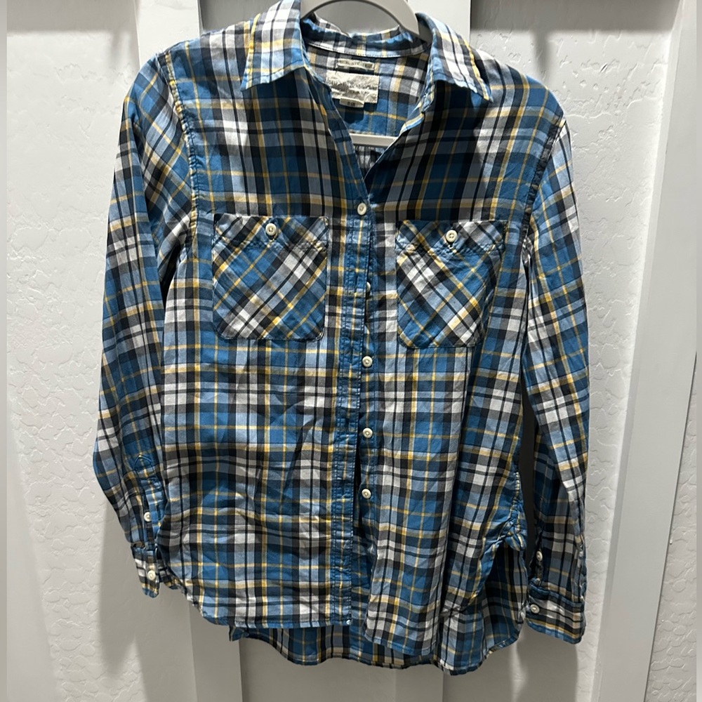 Ralph Lauren Denim‎ & Supply Plaid Shirt in Blue and Yellow